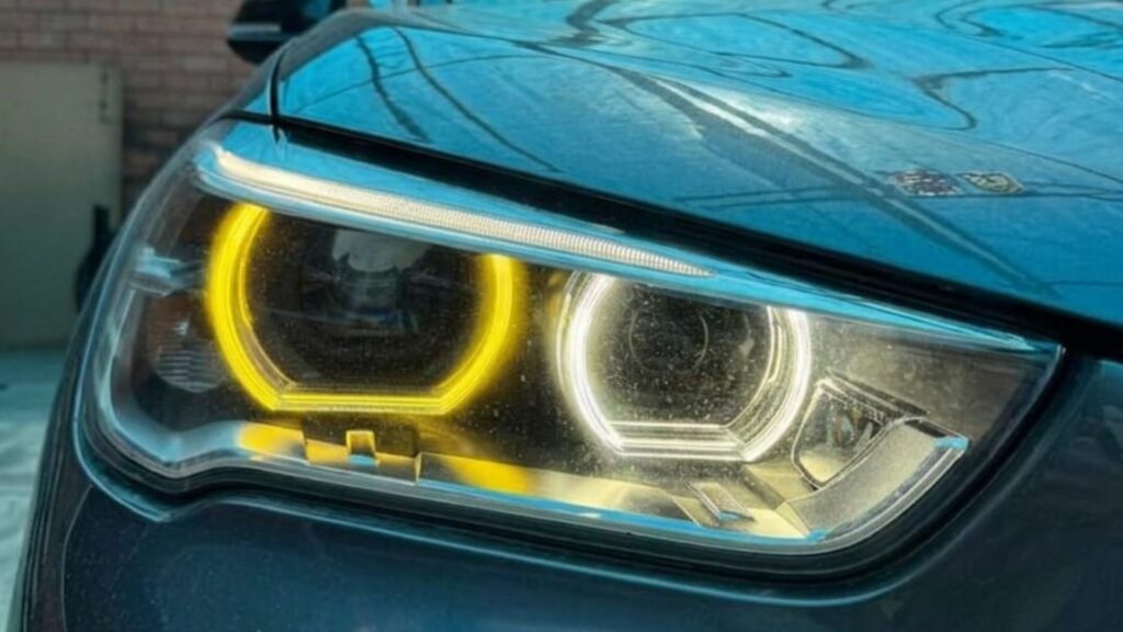 ojos-de-angel-bmw-amarillos-quemados Falla común de aros de luz amarillentos en BMW Series 3 y X5